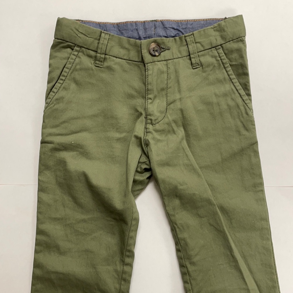 H&M olive chinos - EUC 18-24 months